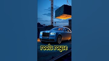 "Rolls Royce vs Giant Rock Challenge 🚗💎 | Unreal Luxury Car Scene in 8K"#ai #rollsroyce #shorts