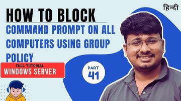 How to Block Command Prompt on All Computers Using Group Policy | Windows Server | SibaTecHub