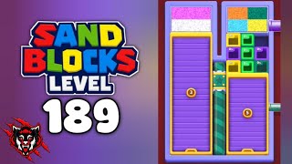 Sand Blocks Drop Puzzle Level 189 Game Walkthrough
