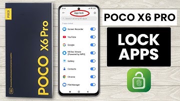How to Lock Apps in Poco X6 Pro - App Lock Setting