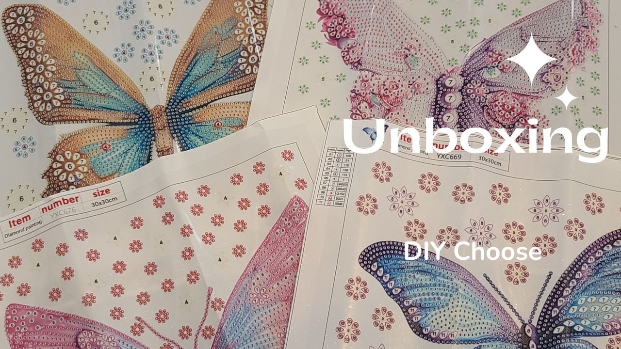 Unboxing de diamond paintings de DIY Choose YouTube