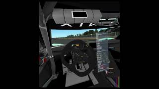 Racing sim:  Virtual reality user interface test