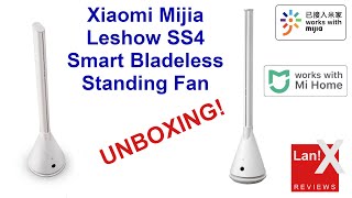 Xiaomi Mijia Leshow Ss4 Smart Bladeless Standing Fan Unbox