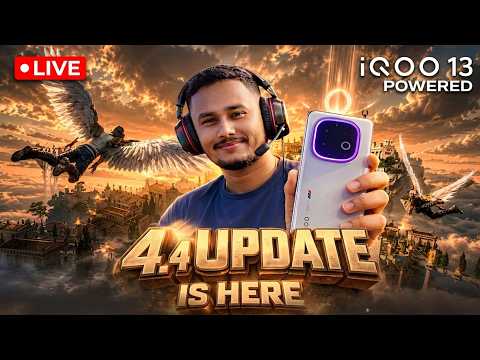 🔴 STRANGER IS LIVE : BGMI 4.4 UPDATE 🚀 EXTREME RUSH IN CROWN'S ABODE 👑 iQOO 13 GAMEPLAY