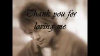 Bon Jovi - Thank You For Loving Me (lyrics)