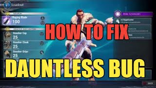 Dauntless Bug - How to Fix ( PS4 )