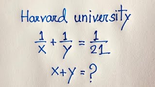 A Nice Algebra Problem Solve | Maths Olympiad Question :X+Y=