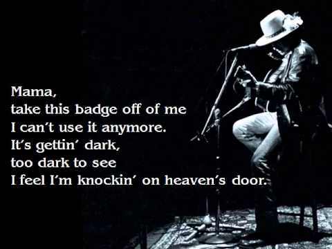Bob Dylan Knocking On Heavens Door