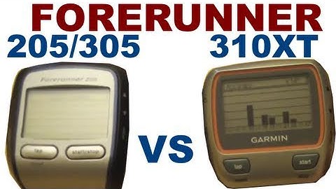 Garmin Forerunner 205 305 vs 310 Quick Compare Review