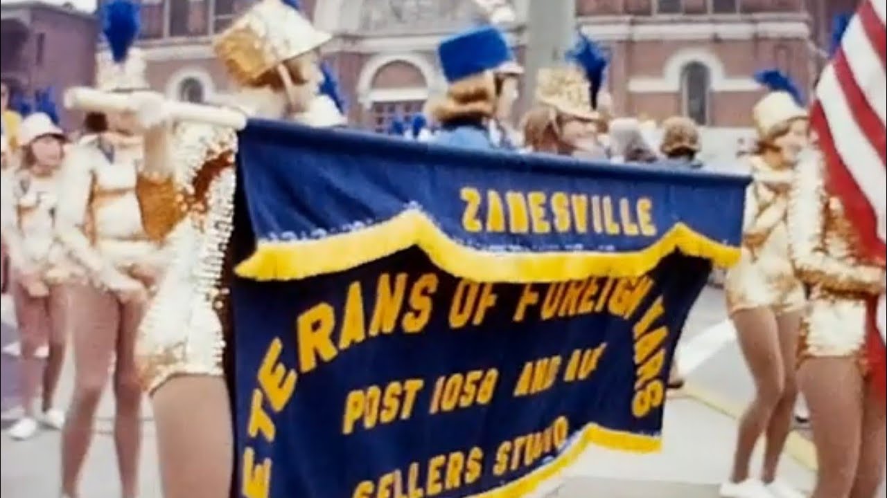 Parade Zanesville Ohio Veterans of Foreign Wars VFW Post 1058 Twirlers