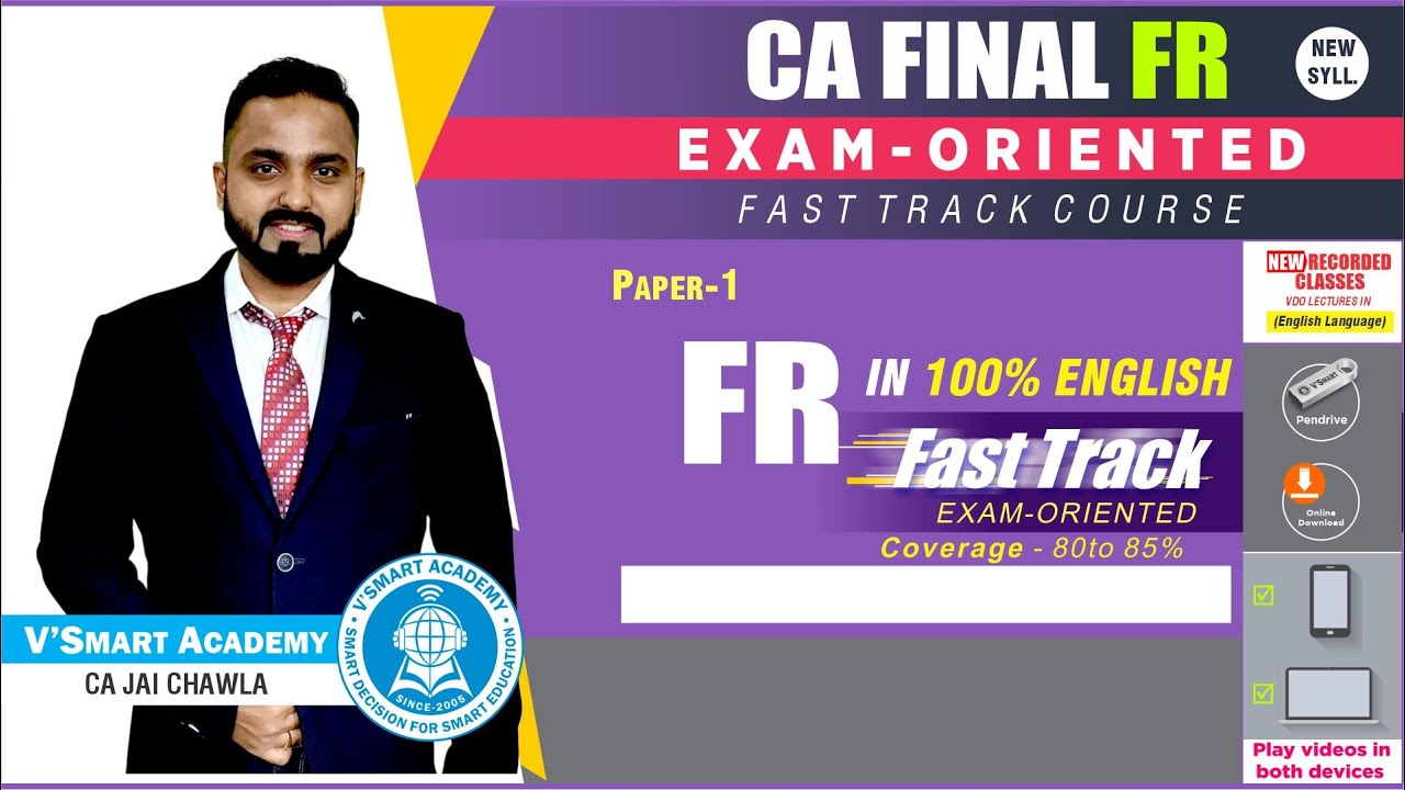 ANNOUNCMENT:: ENGLISH BATCH | CA FINAL | FINANCIAL REPORTING | FASTRACK ...
