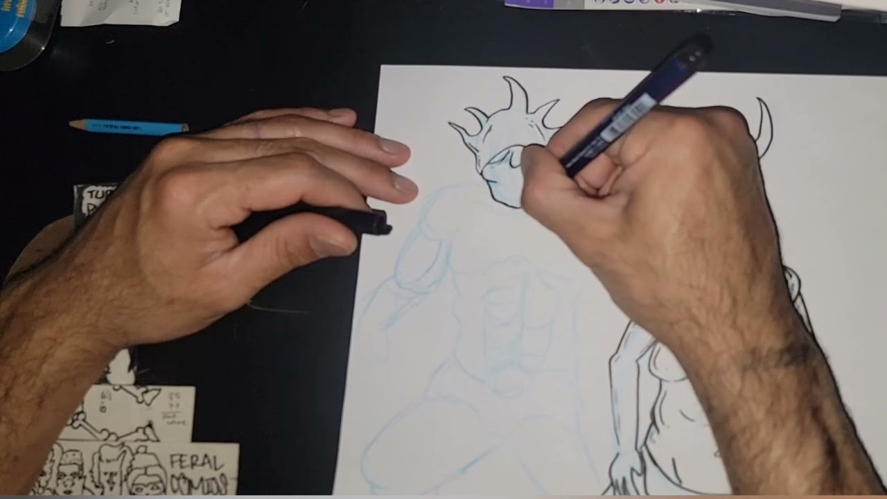 From Blue Line to Inks | Zinester Comic Book Art & AI Discussion