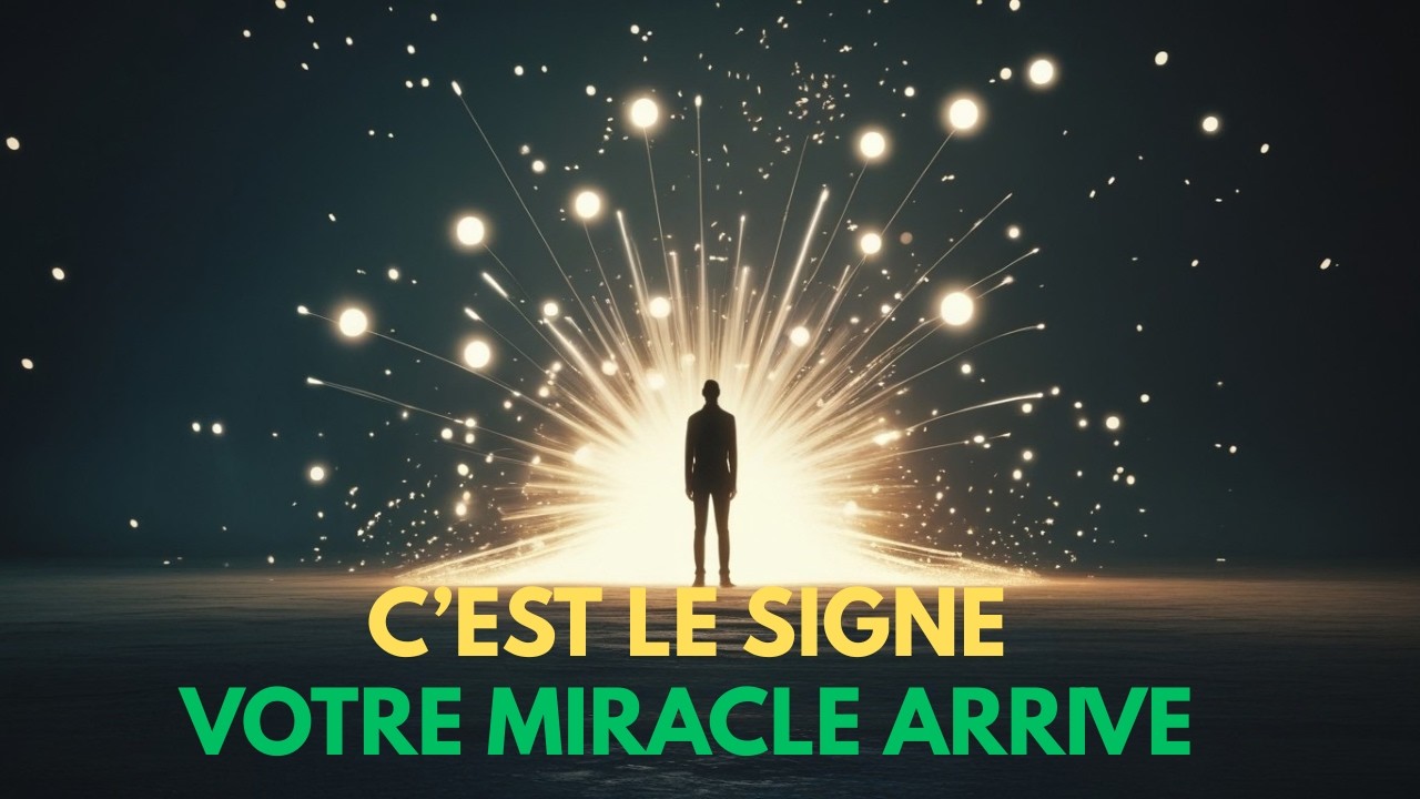 Si vous voyez ceci, votre miracle est sur le point de se réaliser.
