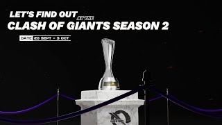 PUBG MOBILE RUTHLESS PRO SERIES- CLASH OF GIANTS S2- TEAM ANNOUNCEMENT