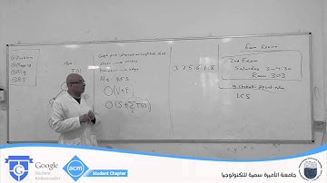 Lecture 30 second exam review (Arabic), Dr. Ghassan Shobaki @ PSUT