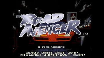 Road Avenger / Road Blaster Sega CD Intro & Theme Song (AI upscaled & Song remastered)