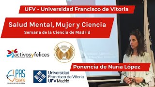 Nuria López Rasero en la Semana de la Ciencia de MADRID 2023