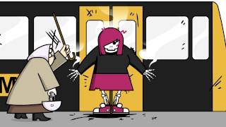 Use your brain near a train