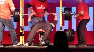 Powerlifter Tasiopoulos 180kg bench press Phil Heath in Greece at 1st Elite Grand Prix by llabros©