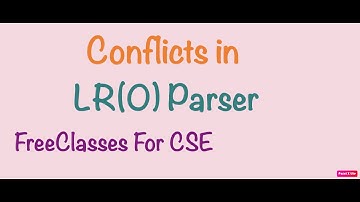 Conflicts in LR(0) parser