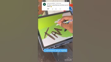 Comment your name ⬇️ #lettering #calligraphy #calligraphymasters #artist #procreate #letteringart