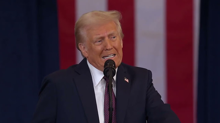 Donald Trump says he'll declare a national emergency at border during inauguration speech