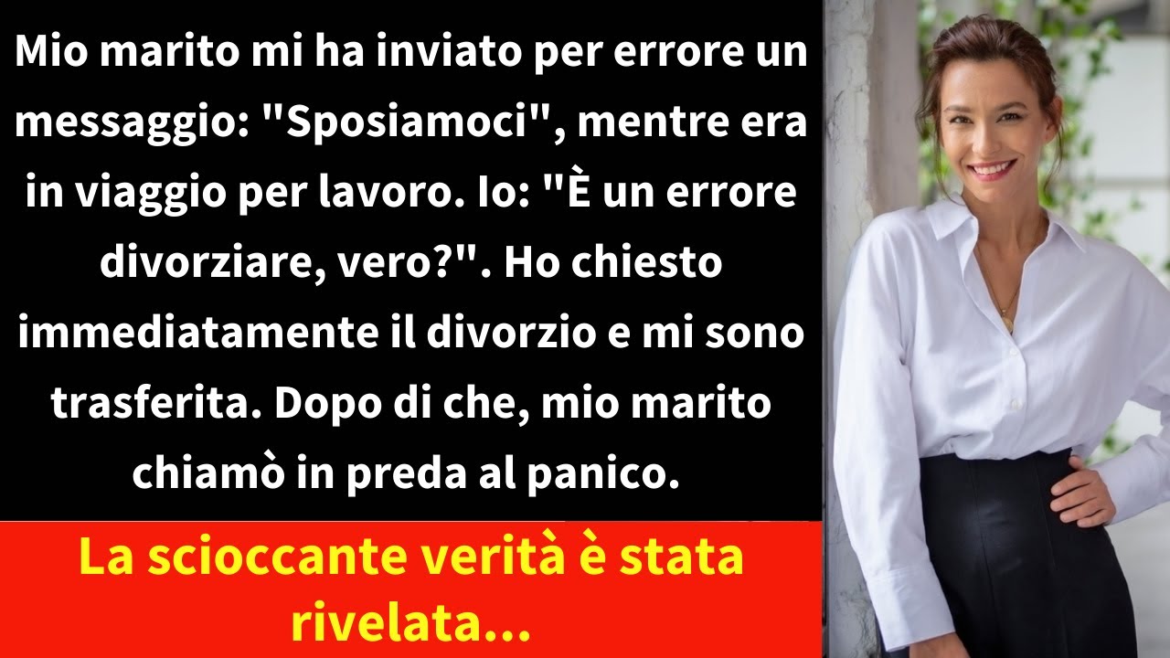 Mio marito mi ha inviato per errore un messaggio: 