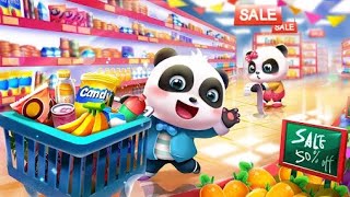 ❤️ babybus | baby panda's supermarket game| kids Grocery shopping | babybus game #viral #trending screenshot 5