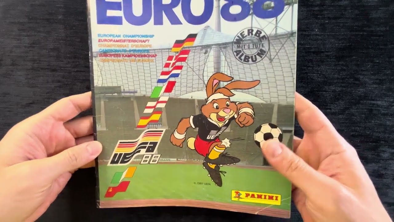 Panini UEFA Euro 1988 – Completed Sticker Album | Full Flip