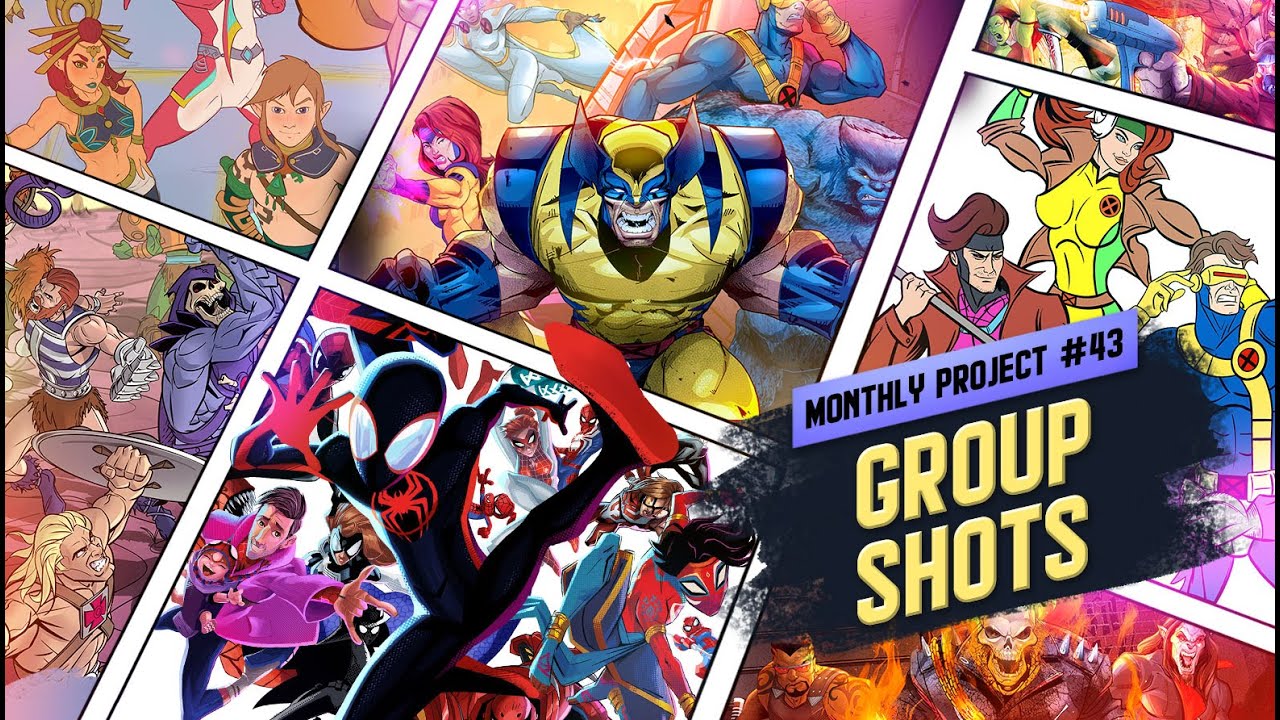 Monthly Project #42 - Group Shots - YouTube