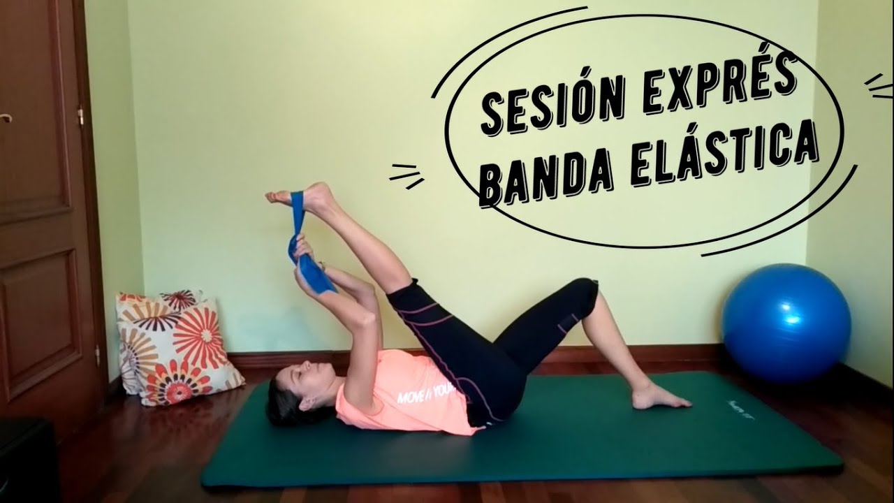 Clase de Pilates: Pilates con banda elástica. Tonifica todo tu cuerpo:  brazos, piernas y abdominales 