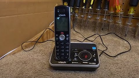 Vtech DS6221 DECT 6 Cordless Phone with Digital Answering System | Initial Checkout