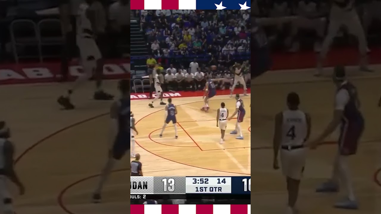Team USA Playin' Trashketball #shorts #handles #streethoops