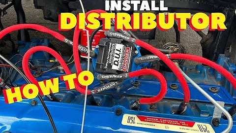 How to Install HEI Distributor | Tutorial | Ford 240 6 cyl | DUI & wiring Harness
