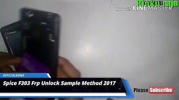 Spice f302 frp unlock in 2 min.. 2018 10000%  work.