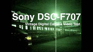 Sony DSC-F707 Tokyo Night Walk — Vintage Digital Camera Video Test