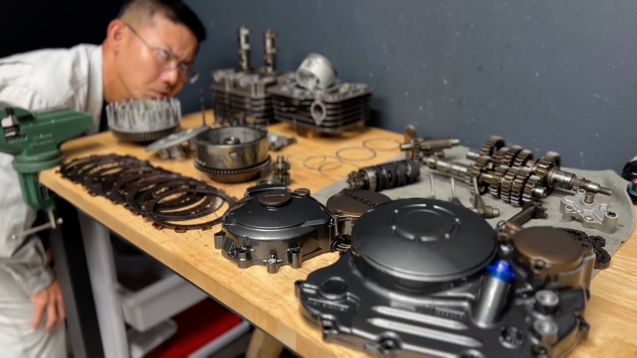 Overhaul of a 30-year-old engine] I wanted to assemble it this