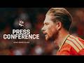 LIVESTREAM | Press conference with Kevin De Bruyne