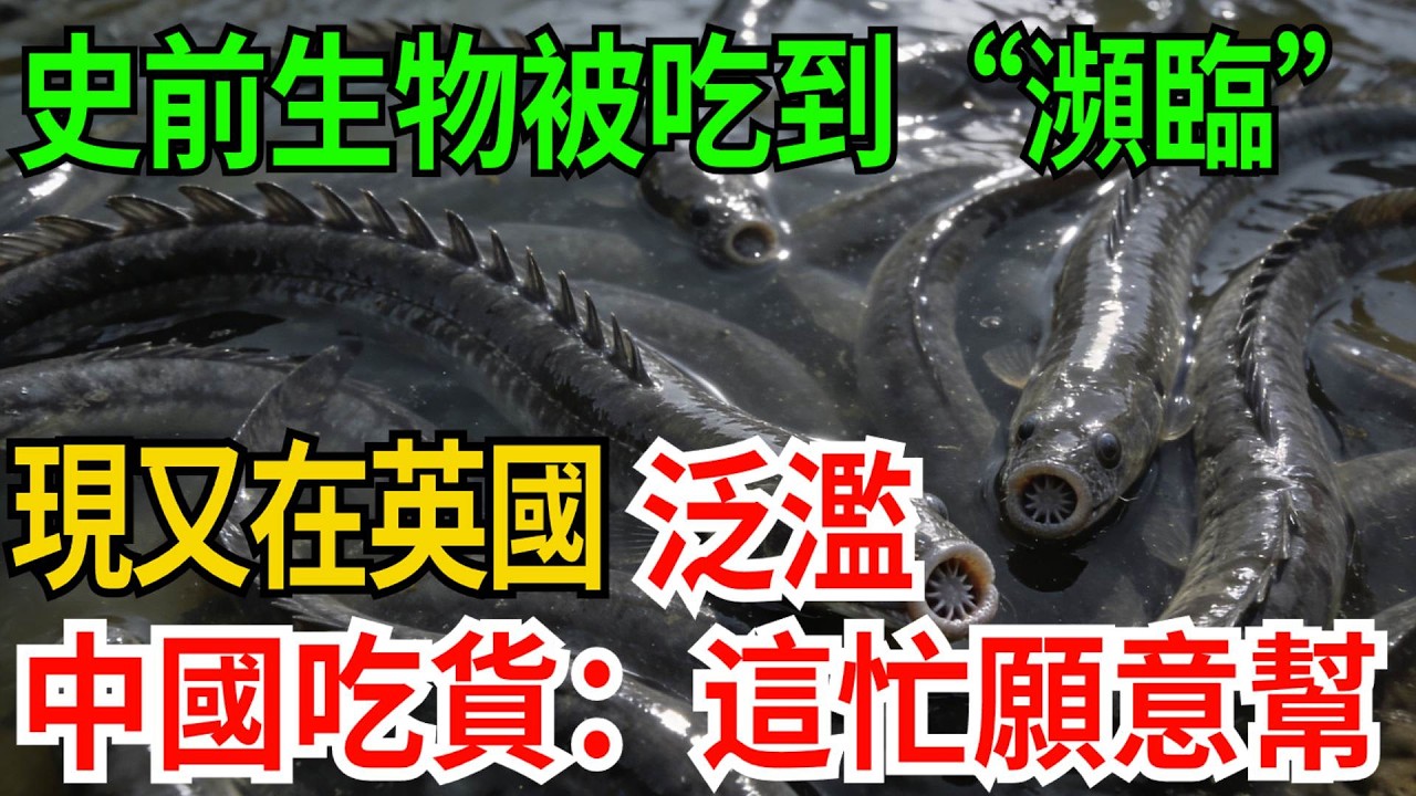 史前生物被吃到“瀕臨”，現又在英國泛濫，中國吃貨：這忙願意幫【觀勢經緯】#科普#世界之最 #出類拔萃 #top10#七鰓鰻 #物種保護 #黑暗料理 #中外文化差異 #生態平衡