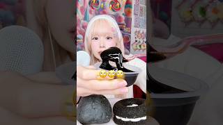 コンビニの黒い食べ物しばりでASMRしてみた