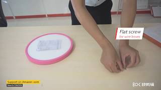 Taloya Ceiling Light-C2 PINK-Installation video
