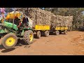 Heavy load  john deere tractor