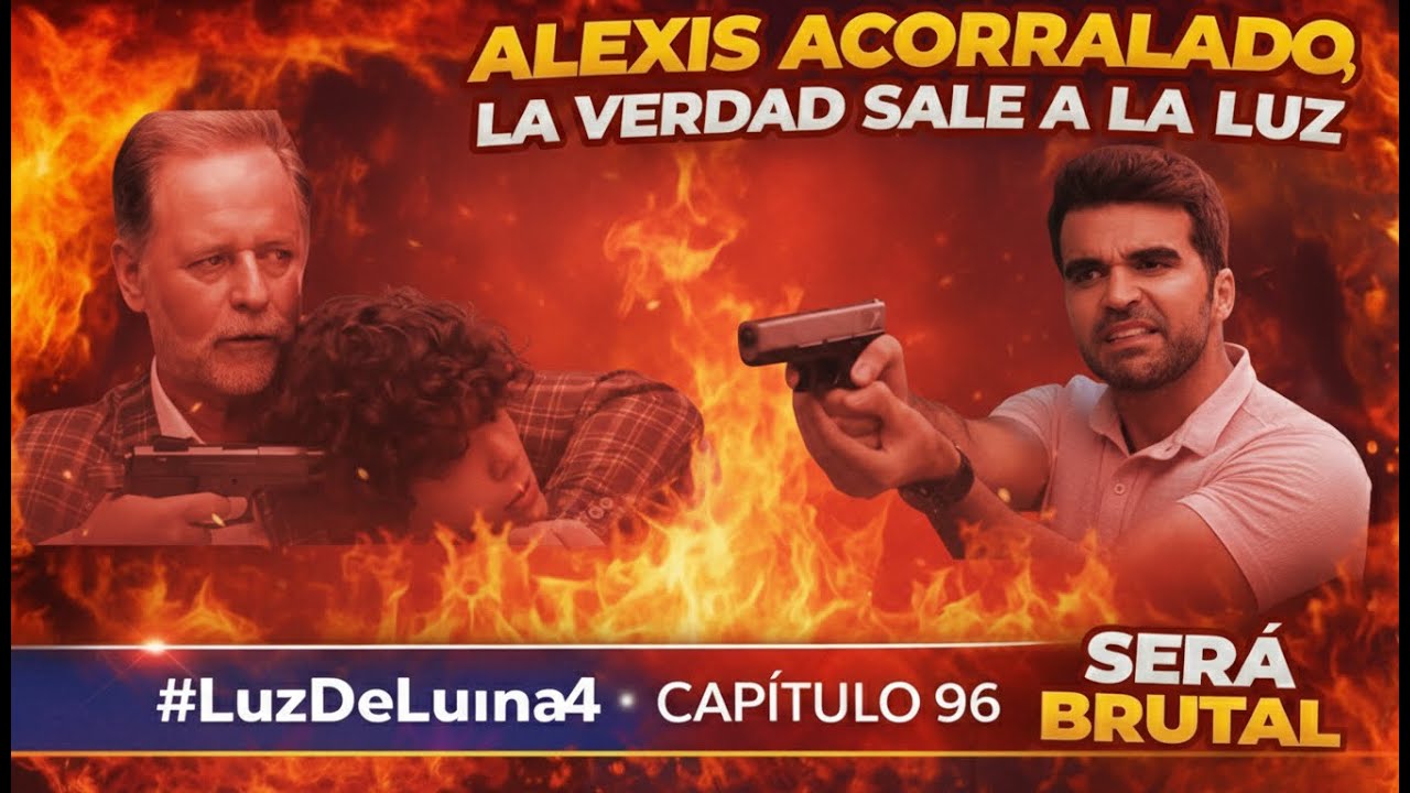 Avance del capitulo 96 Luz de Luna 4 la Despedida | 😱 Alexis acorralado; la verdad sale a la luz 🔮