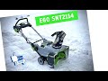 EGO SNT2114 Metal auger snowblower review!