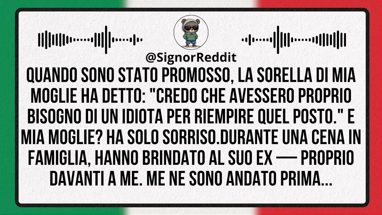 Hanno Brindato al Suo Ex Durante la Cena — Davanti ai Miei Occhi. Così, Mi Sono Vendicato.