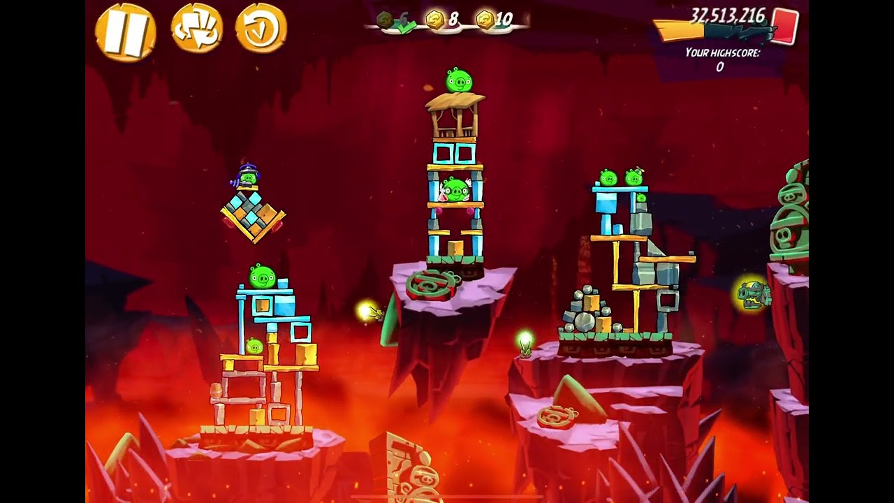 Swift ab2 angry birds 2 mighty eagle boot camp mebc 108M SCORE 64 double tokens rewards 