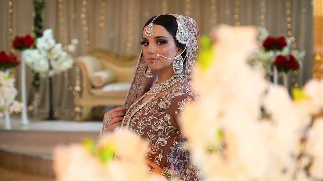 Beautiful Indian / Pakistani wedding bride (4k) *stunning*