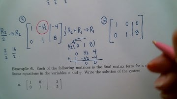 4.2 Example 5e/Interpreting Solution of System of Linear Eqns from Its Augmented Matrix/Example 6