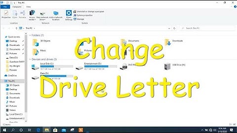 Change/Update Drive Letter #changedriveletter,#somethingfromeverything