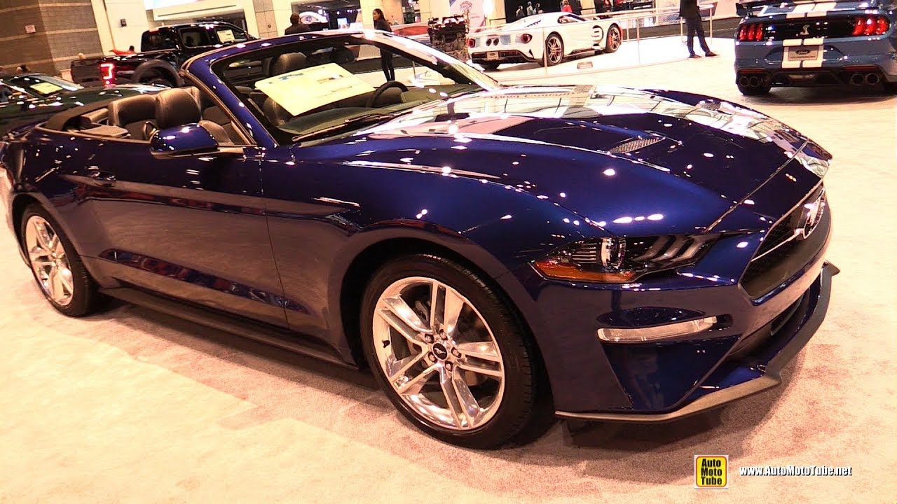 2019 Ford Mustang Convertible Exterior And Interior Walkaround 2019 Chicago Auto Show